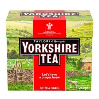 Yorkshire Tea - RED - 80 Tea Bags - 250g - Best Before: 10/2025